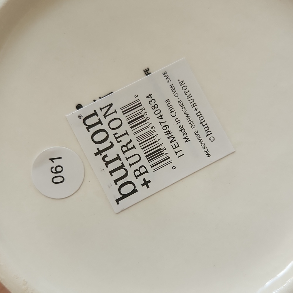 BURTON+BURTON Best Mom Paw Print Coffee Tea Soup Mug 18oz White Black - Picture 5 of 12